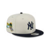 New York Yankees Local Script Snapback in Cream