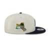 New York Yankees Local Script Snapback in Cream