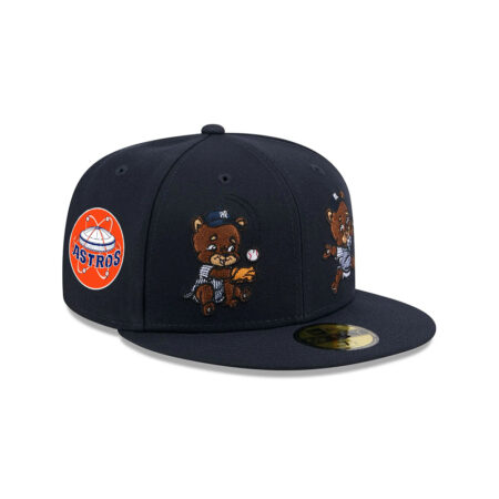 New York Yankees Mascot Duo Fitted Cap in Black