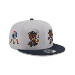 New York Yankees Mascot Duo Snapback in Gray