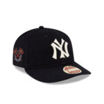 New York Yankees Melton Wool Heritage Strapback in Black
