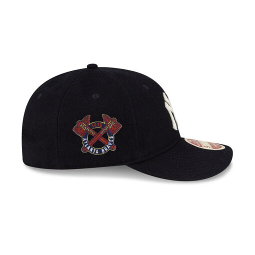 New York Yankees Melton Wool Heritage Strapback in Black