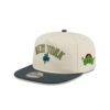 New York Yankees Metallic Logo Adjustable Cap in Cream