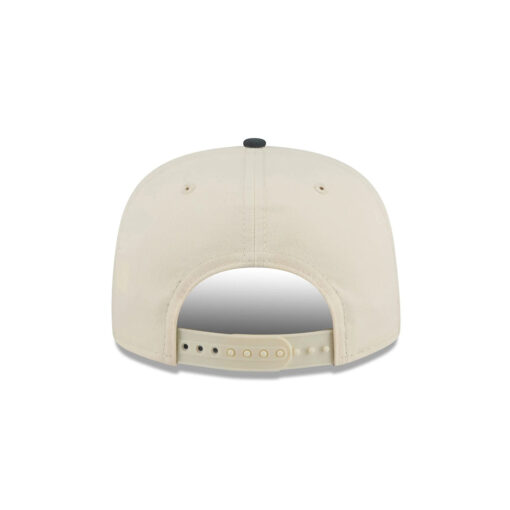 New York Yankees Metallic Logo Adjustable Cap in Cream