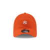 New York Yankees Mini Logo Adjustable Cap in Orange 3 New York Yankees Mini Logo Adjustable Cap in Orange