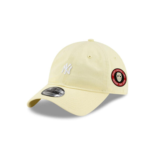 New York Yankees Mini Logo Adjustable Cap in Pastel Yellow New York Yankees Mini Logo Adjustable Cap in Pastel Yellow