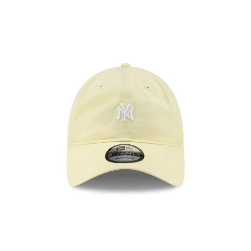 New York Yankees Mini Logo Adjustable Cap in Pastel Yellow New York Yankees Mini Logo Adjustable Cap in Pastel Yellow