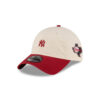 New York Yankees Mini Logo Adjustable Cap in Red