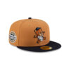 New York Yankees Mini Mascot Fitted Cap in Brown 2 New York Yankees Mini Mascot Fitted Cap in Brown