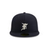New York Yankees Minimal Bar Fitted Cap in Black 2 New York Yankees Minimal Bar Fitted Cap in Black