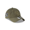 New York Yankees Monochrome Adjustable Cap in Olive