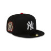 New York Yankees Monochrome Fitted Cap in Black