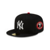 New York Yankees Monochrome Fitted Cap in Black