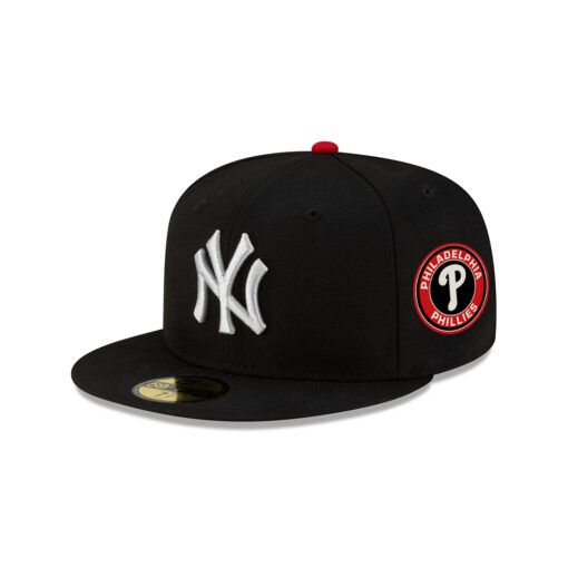New York Yankees Monochrome Fitted Cap in Black