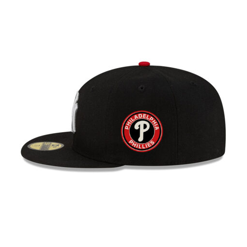 New York Yankees Monochrome Fitted Cap in Black