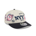 New York Yankees Multi-Patch Retro Crown Snapback in Cream