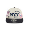 New York Yankees Multi-Patch Retro Crown Snapback in Cream