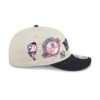 New York Yankees Multi-Patch Retro Crown Snapback in Cream