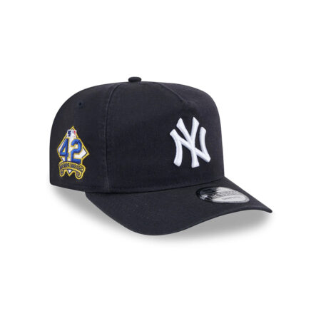 New York Yankees Number 42 Tribute Golfer Cap in Black