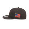 New York Yankees Nylon Retro Crown Adjustable Cap in Black