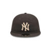 New York Yankees Nylon Retro Crown Adjustable Cap in Black