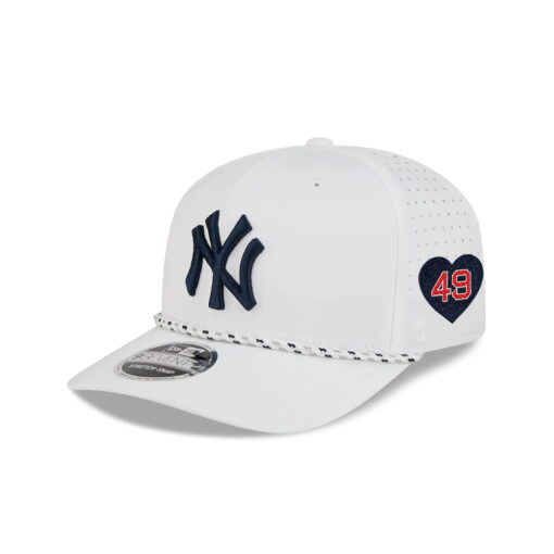 New York Yankees Performance Rope Stretch-Snap in Optic White