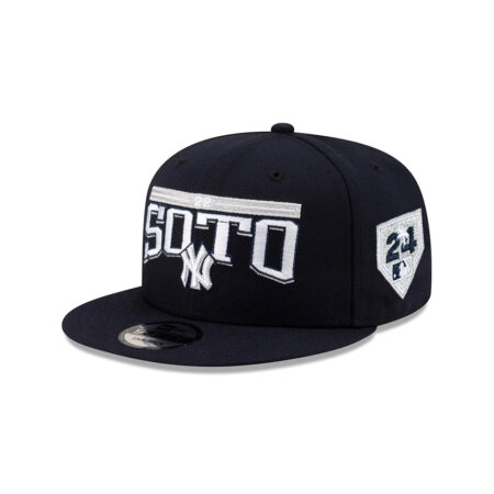 New York Yankees Player Name Snapback in Navy