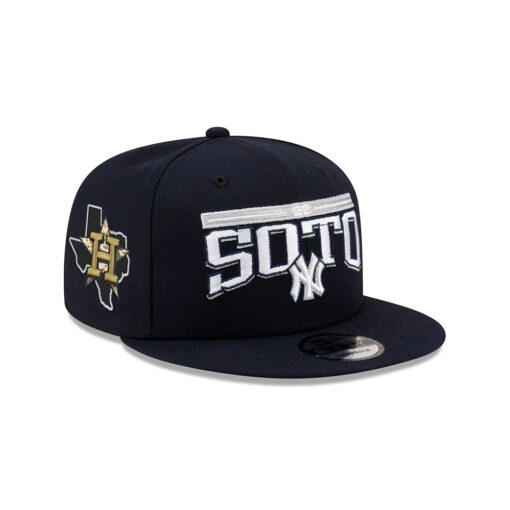 New York Yankees Player Name Snapback in Navy