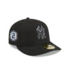 New York Yankees Pre-Curve Fitted Cap in Black