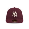New York Yankees Pre-Curve Fitted Cap in Maroon