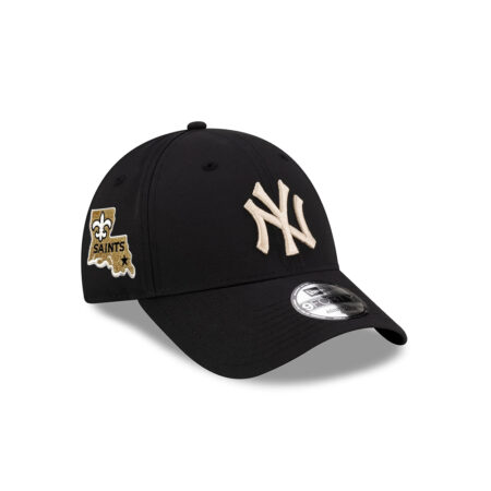 New York Yankees Recycled Adjustable Cap in Black