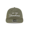 New York Yankees Retro Crown Adjustable Cap in Olive