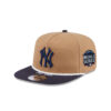 New York Yankees Rope Detail Golfer Cap in Khaki