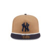New York Yankees Rope Detail Golfer Cap in Khaki