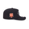 New York Yankees Stacked Wordmark Adjustable Cap in Black