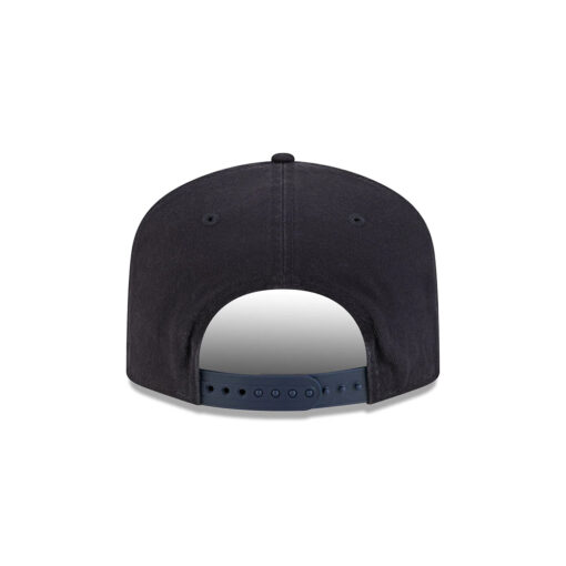 New York Yankees Stacked Wordmark Adjustable Cap in Black