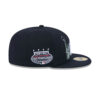 New York Yankees State Outline Fitted Cap in Black