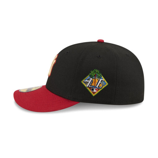 New York Yankees Team Card Graphic Fitted Cap in Black