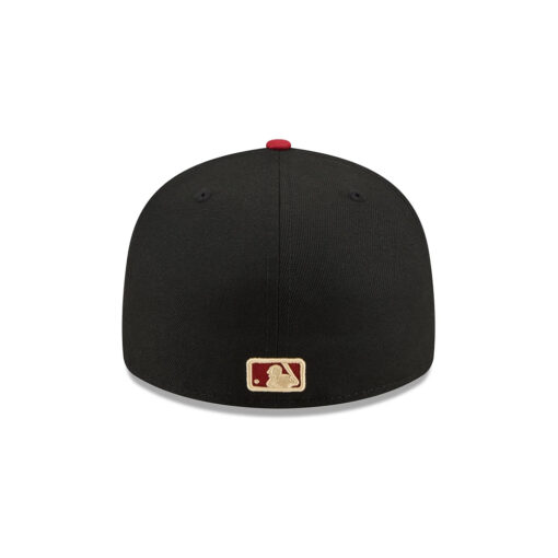 New York Yankees Team Card Graphic Fitted Cap in Black