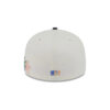 New York Yankees Tonal Floral Fitted Cap in White 5 New York Yankees Tonal Floral Fitted Cap in White