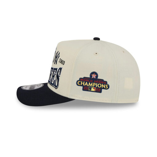 New York Yankees Triple Mark Snapback in Chrome White