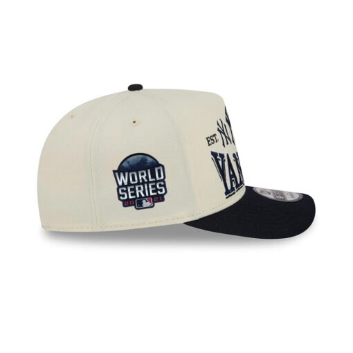 New York Yankees Triple Mark Snapback in Chrome White