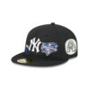 New York Yankees Trophy Pack Retro Crown Fitted Cap in Black