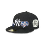 New York Yankees Trophy Pack Retro Crown Fitted Cap in Black