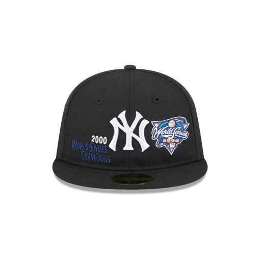 New York Yankees Trophy Pack Retro Crown Fitted Cap in Black