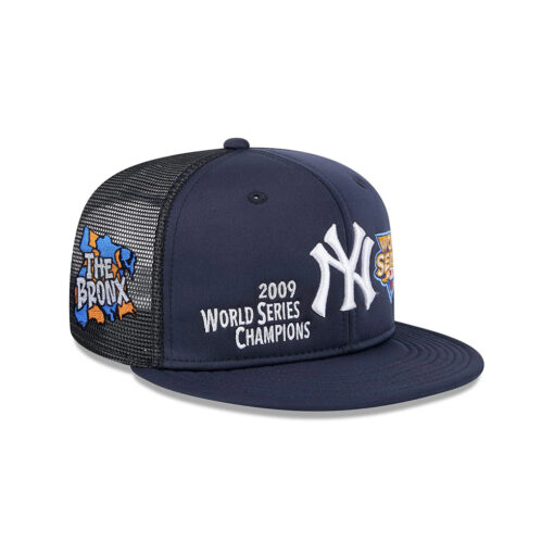 New York Yankees Trophy Pack Trucker Cap in Navy New York Yankees Trophy Pack Trucker Cap in Navy