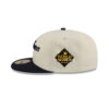 New York Yankees Two-Tone Stitch Fitted Cap in Cream