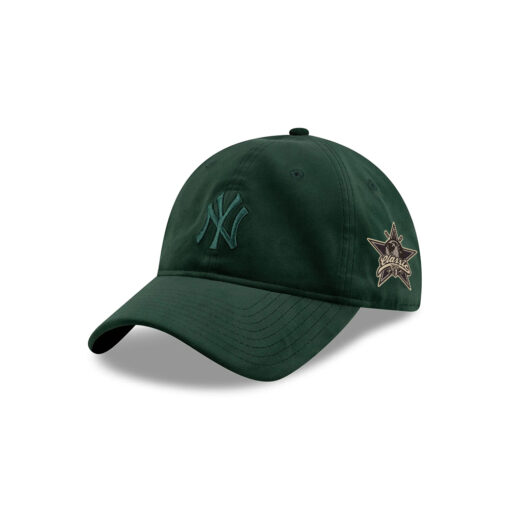 New York Yankees Velour Adjustable Cap in Stone Green New York Yankees Velour Adjustable Cap in Stone Green