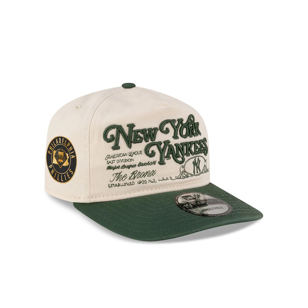 New York Yankees Washed Graphic Adjustable Cap in Cilantro Cream New York Yankees Washed Graphic Adjustable Cap in Cilantro Cream