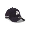 New York Yankees Washed Script Adjustable Cap in Navy